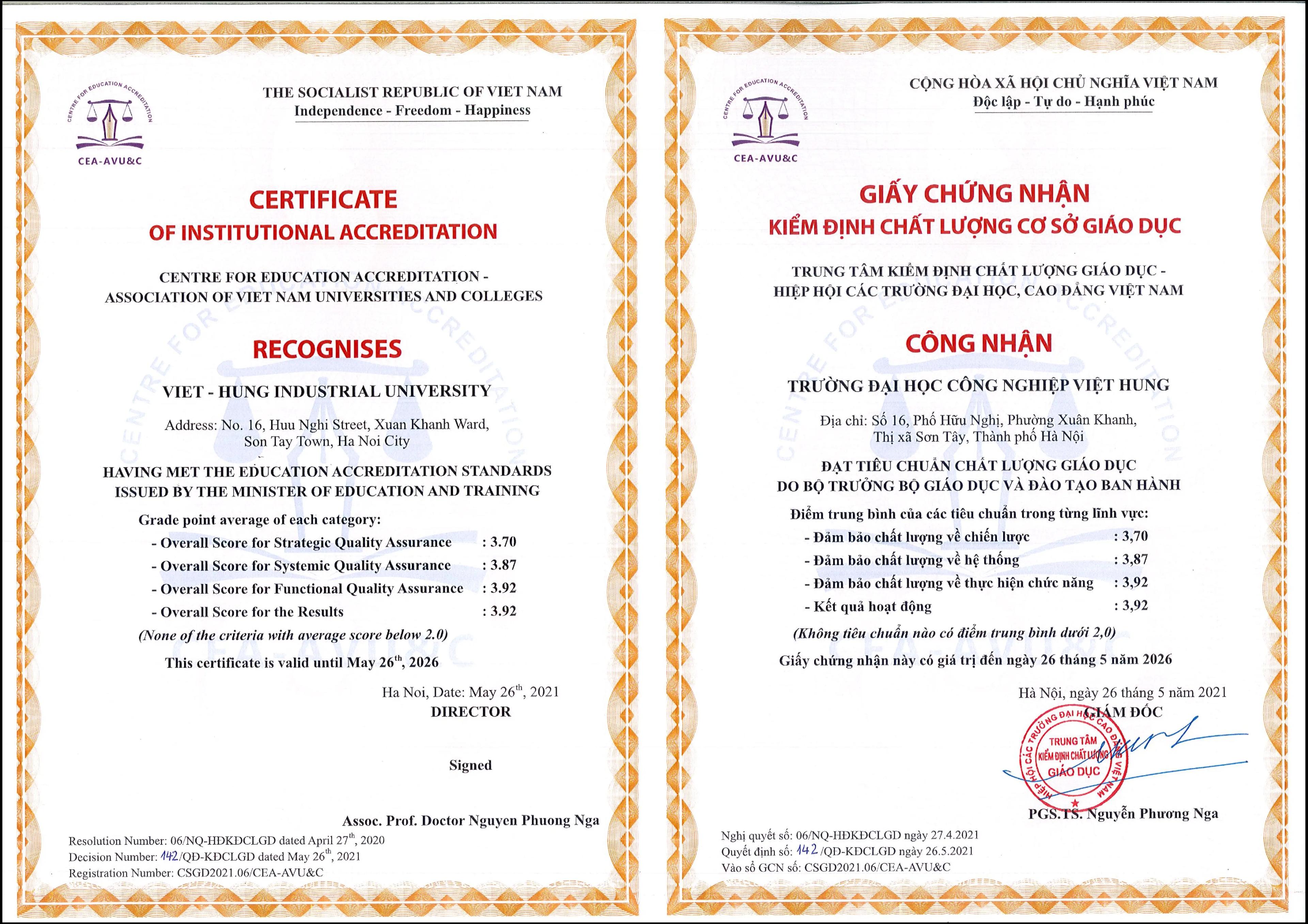 Chất lượng cơ sở giáo dục