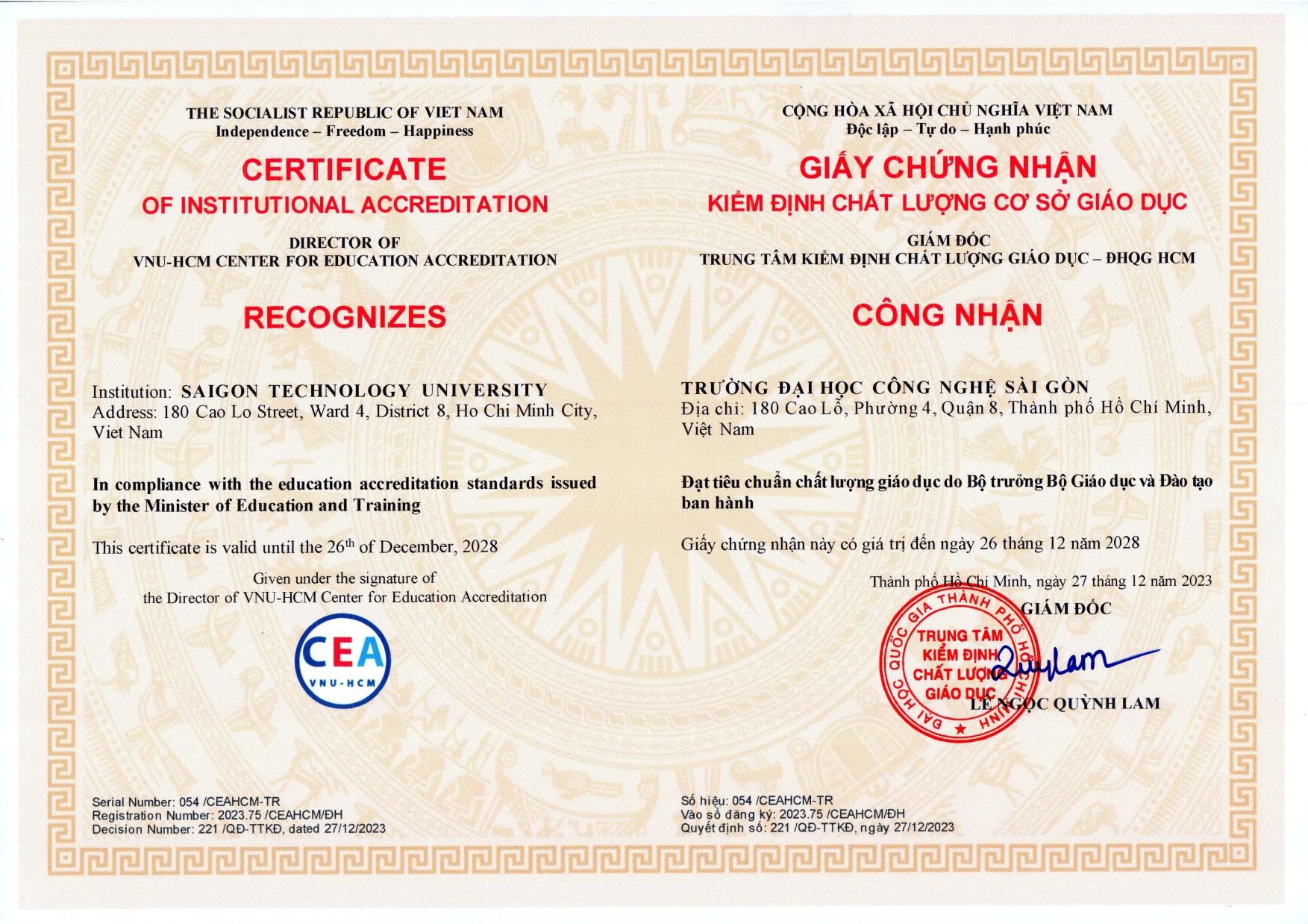 Chất lượng cơ sở giáo dục