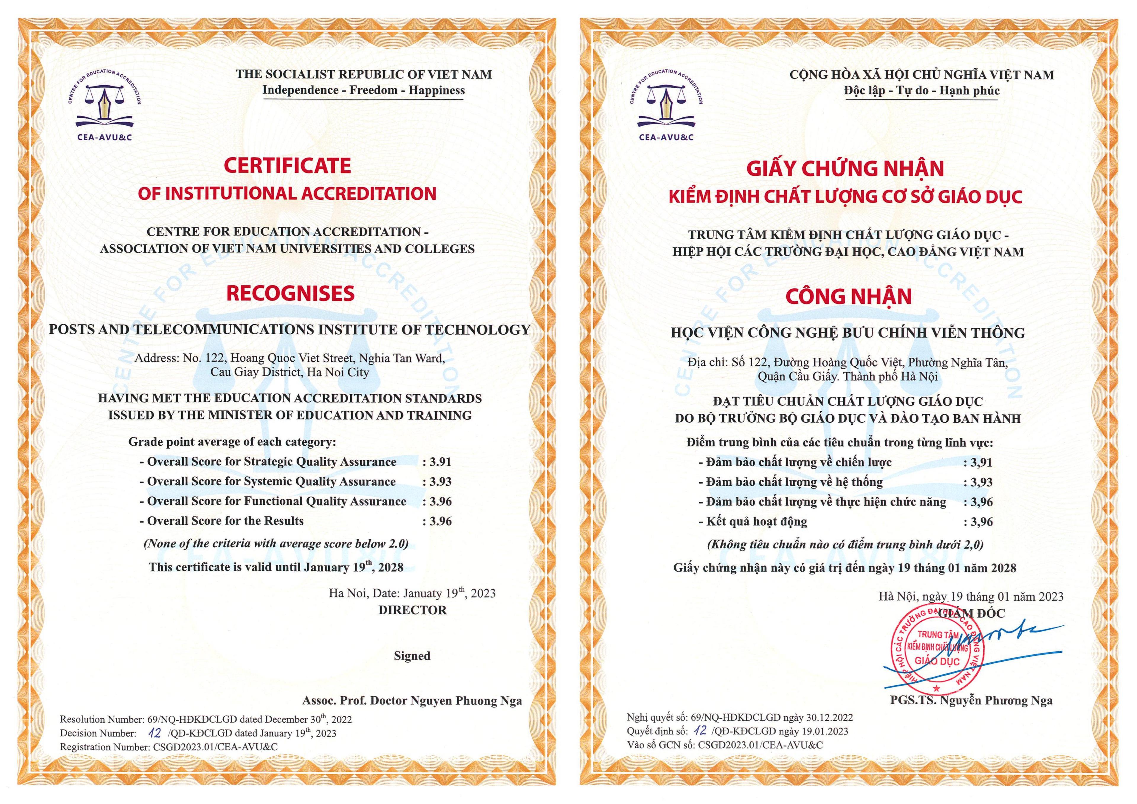 Chất lượng cơ sở giáo dục